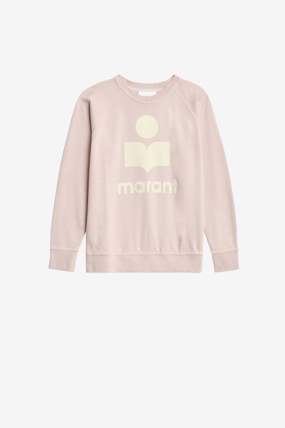Felpa millyny in cotone con logo - Light pink-ecru - Woman - 1