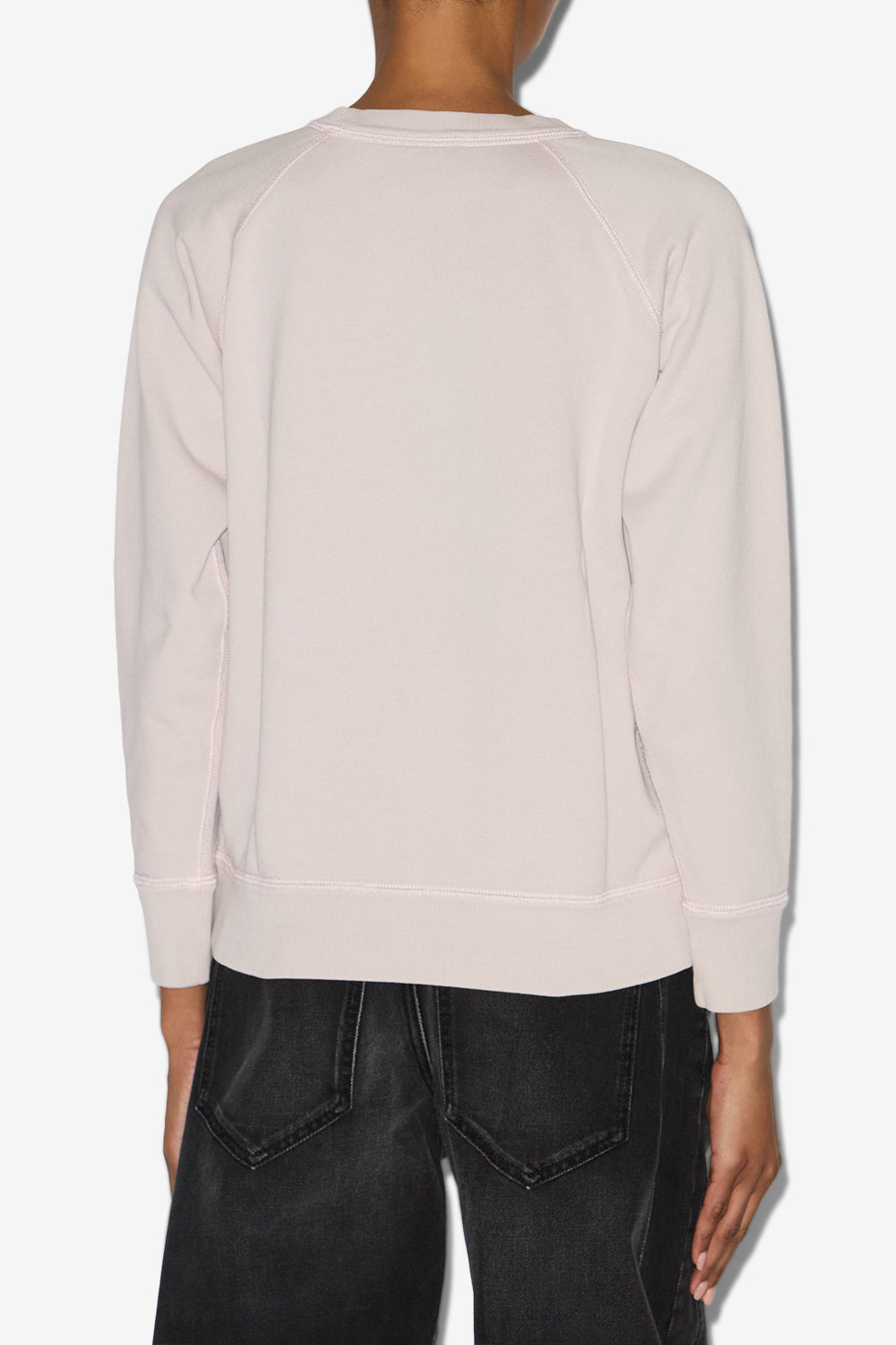 Felpa millyny in cotone con logo - Light pink-ecru - Woman - 5