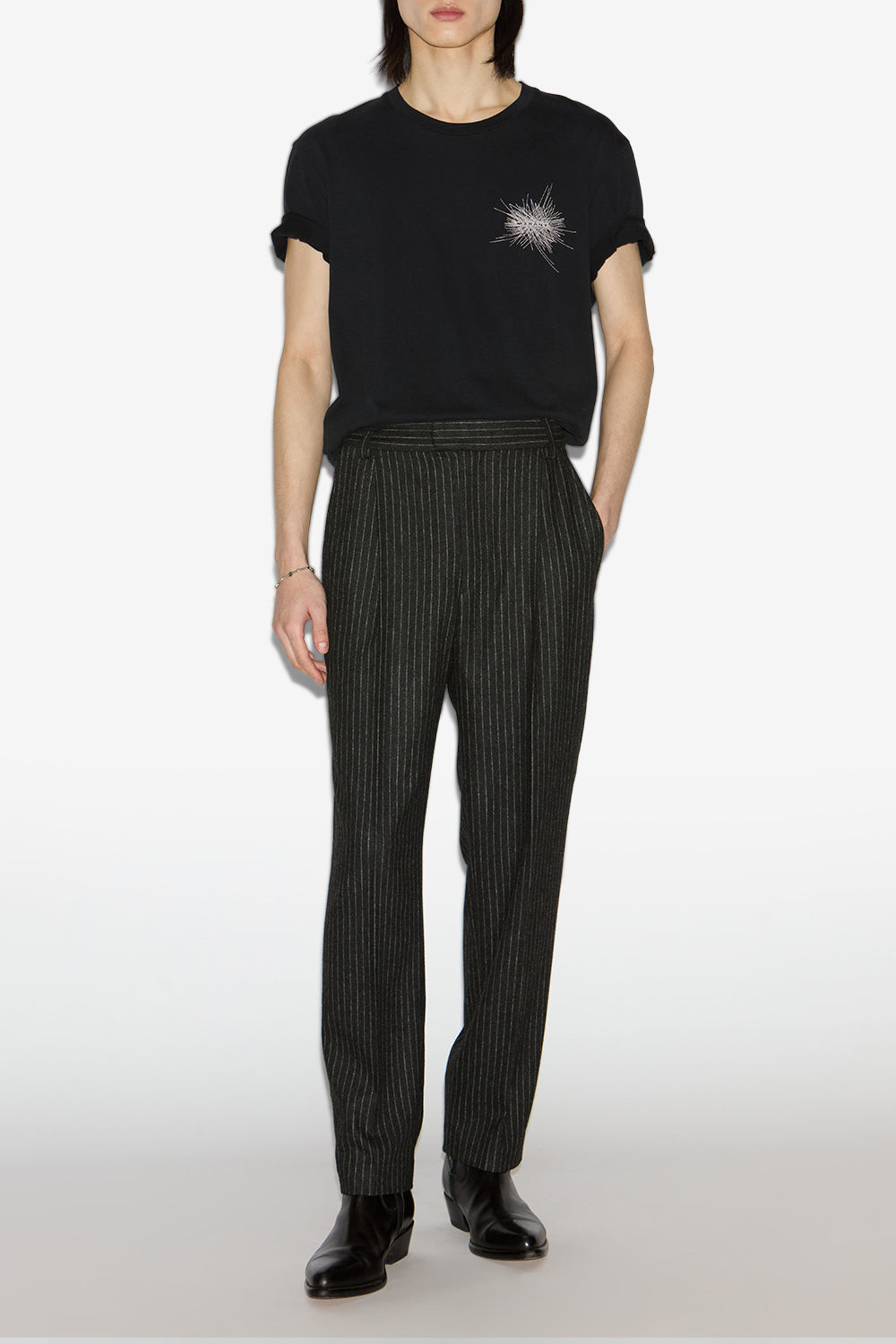 Honore 刺しゅうロゴ入り tシャツ - 黒 - Man - 2