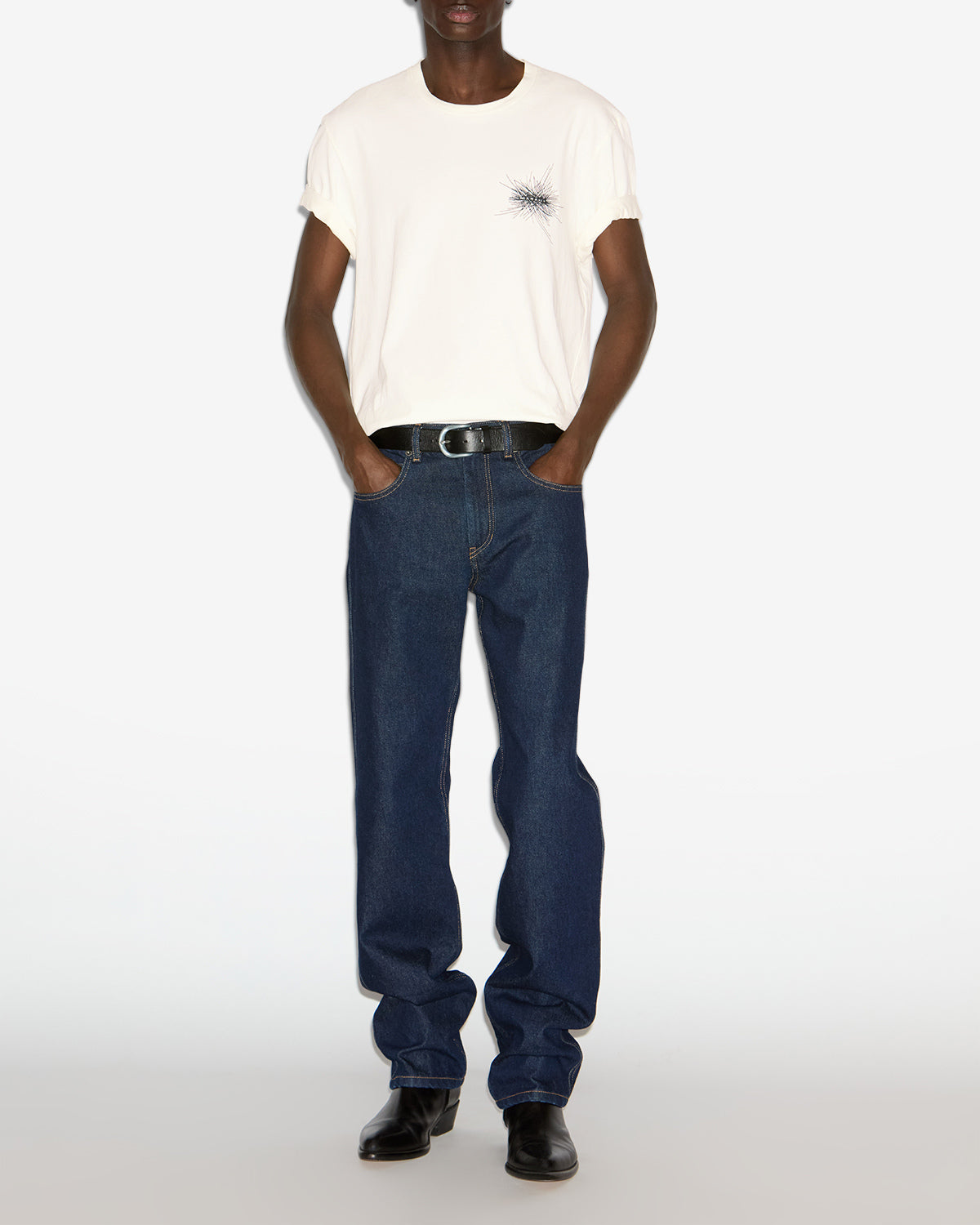 T-shirt honore Man Naturfarben 4