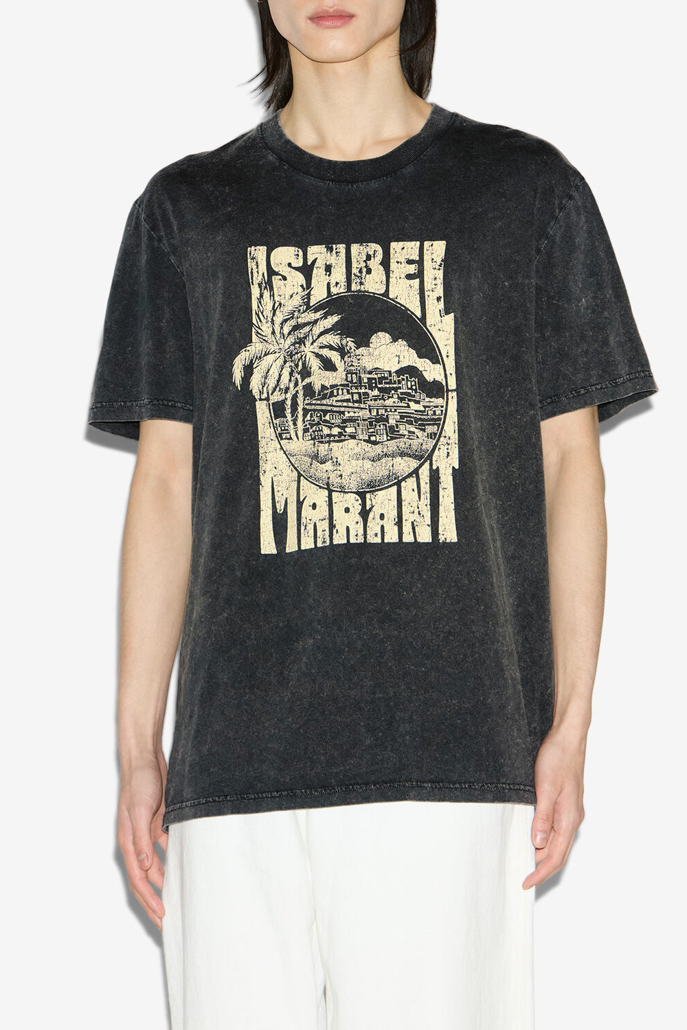 Honore ロゴプリント入り tシャツ - ウォッシュドブラック - Man - 4