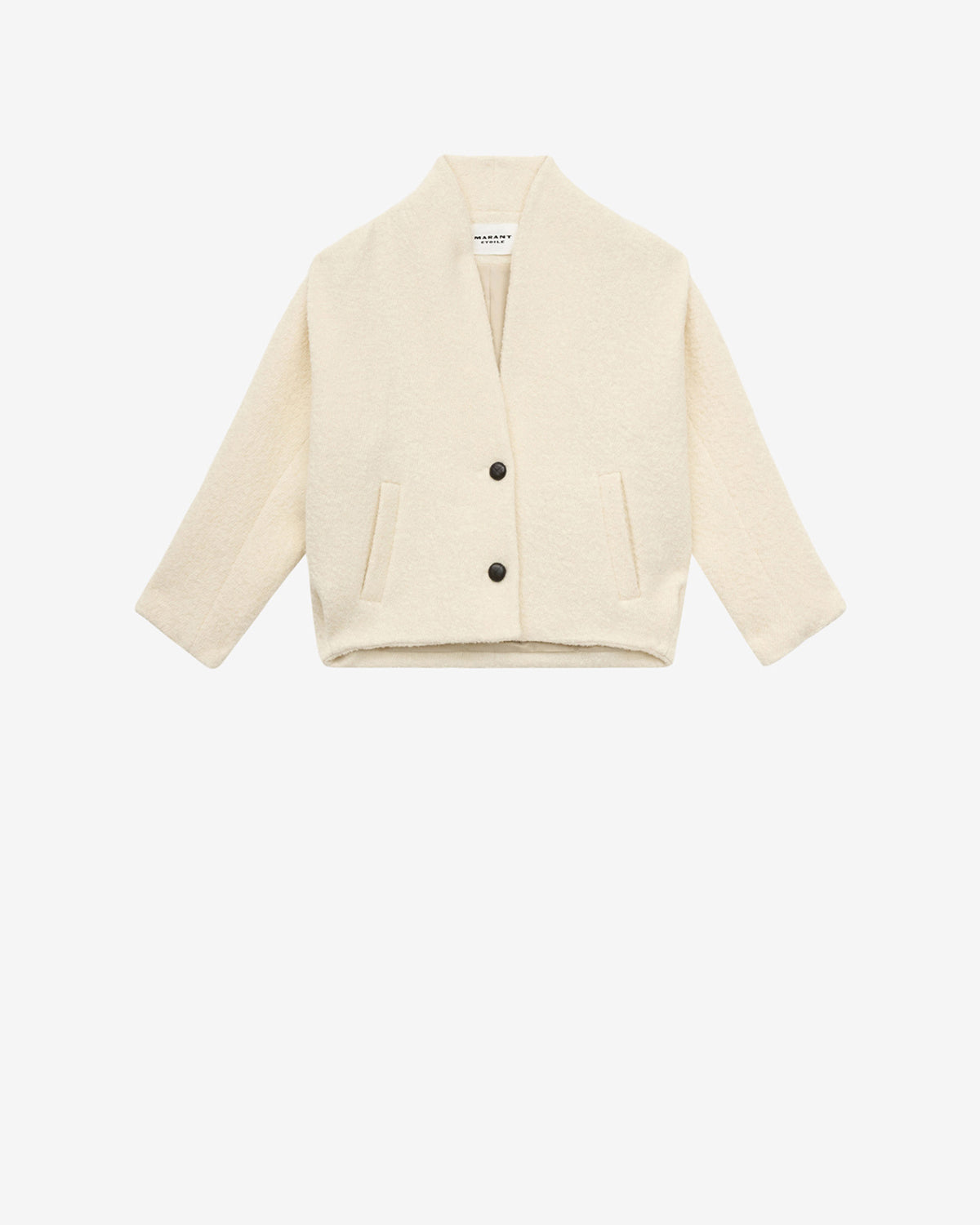 Giacca da tailleur drogo in misto lana - Ecru - Woman - 5