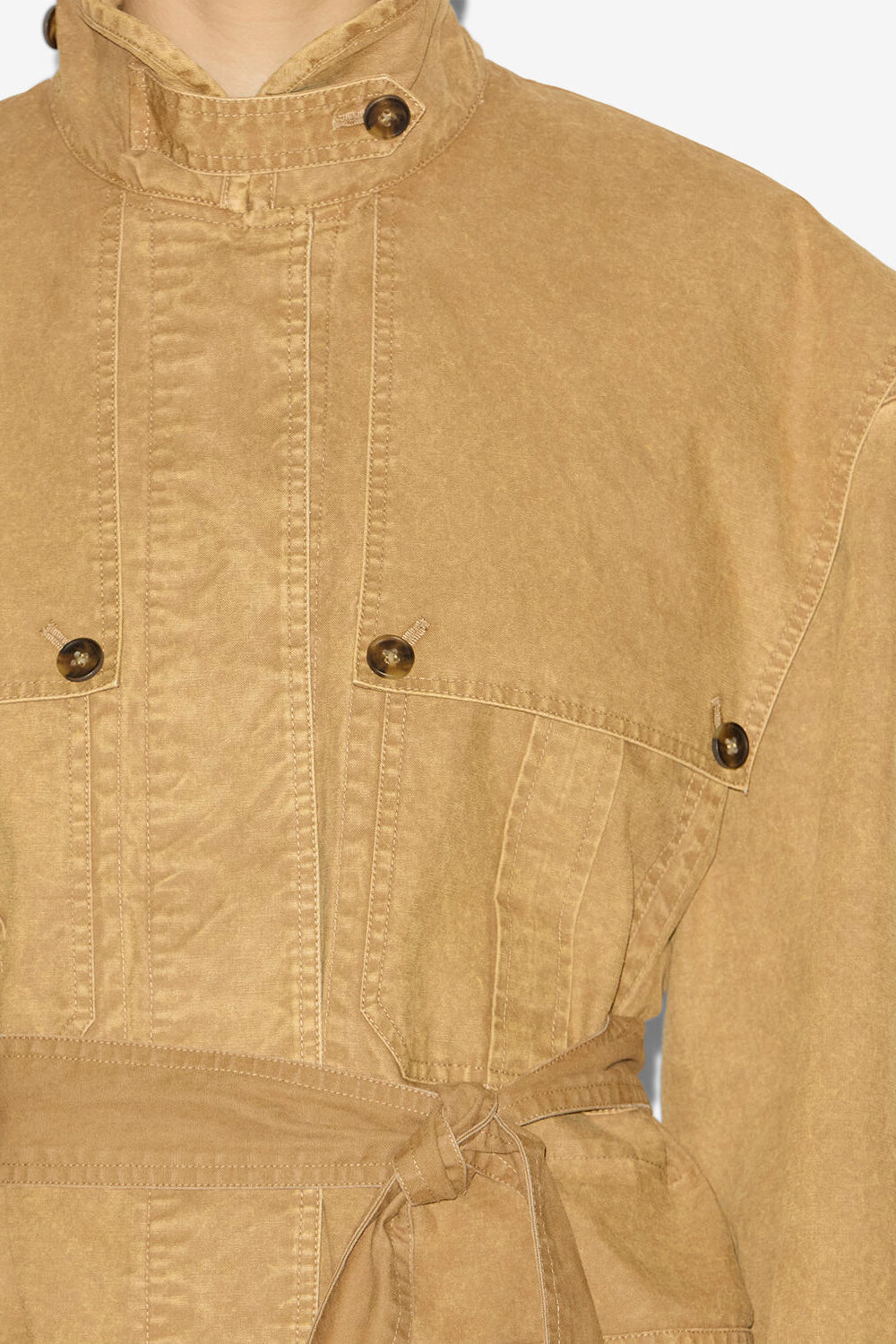 Giacca workwear malika in cotone - Bronzo - Woman - 3