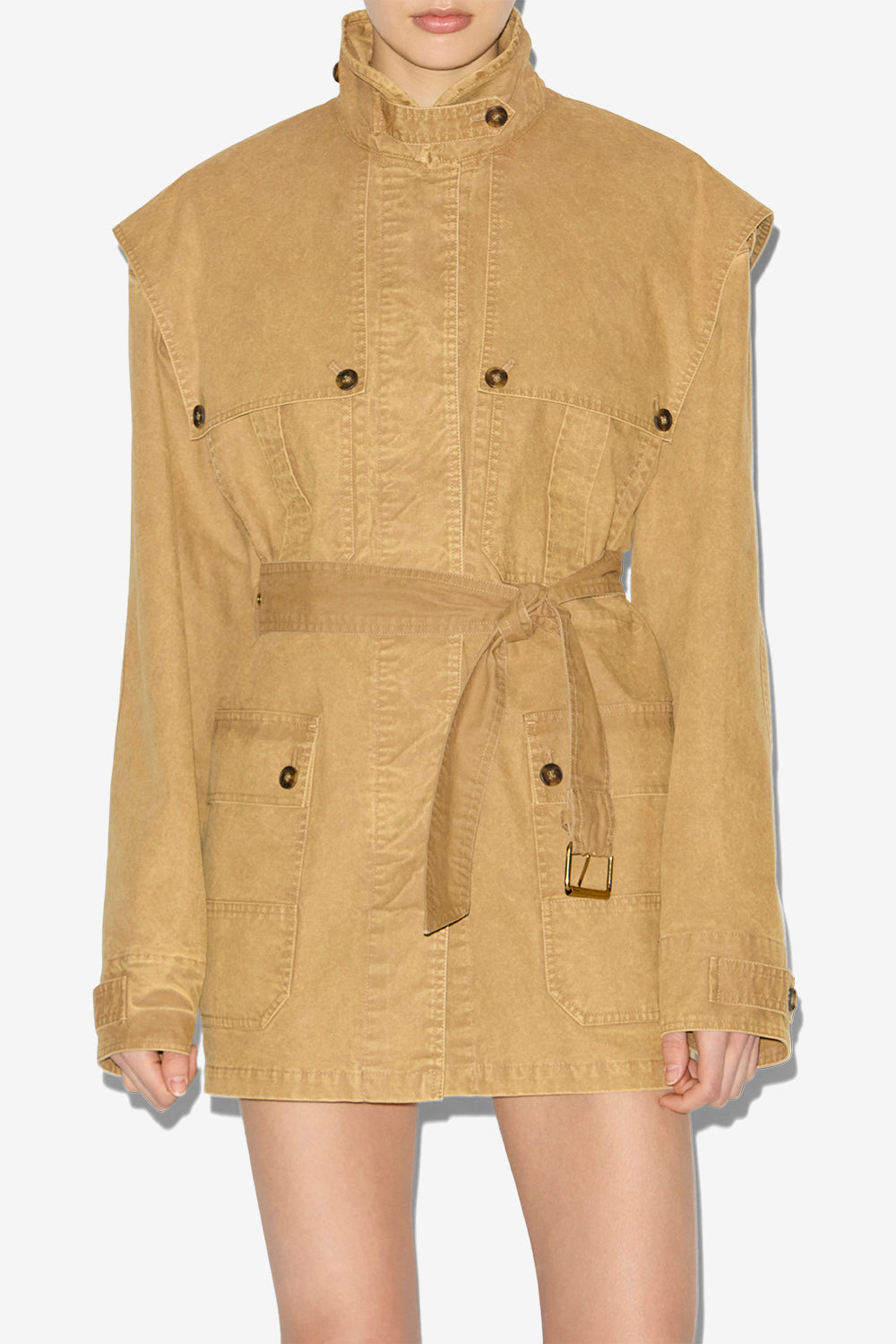 Giacca workwear malika in cotone - Bronzo - Woman - 2