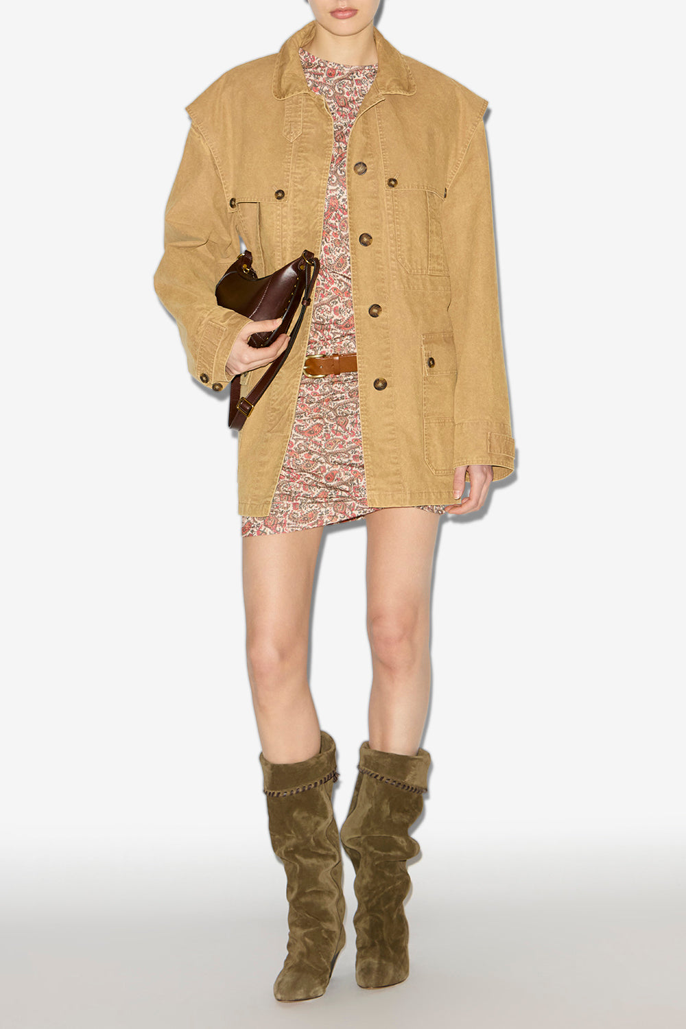 Giacca workwear malika in cotone - Bronzo - Woman - 4