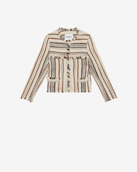 IZARIA JACKET Woman ecru | ISABEL MARANT Official online store