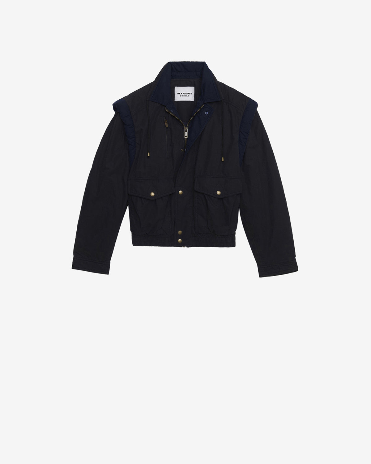 Blouson desha bicolore en coton  - Noir délavé - Woman - 5