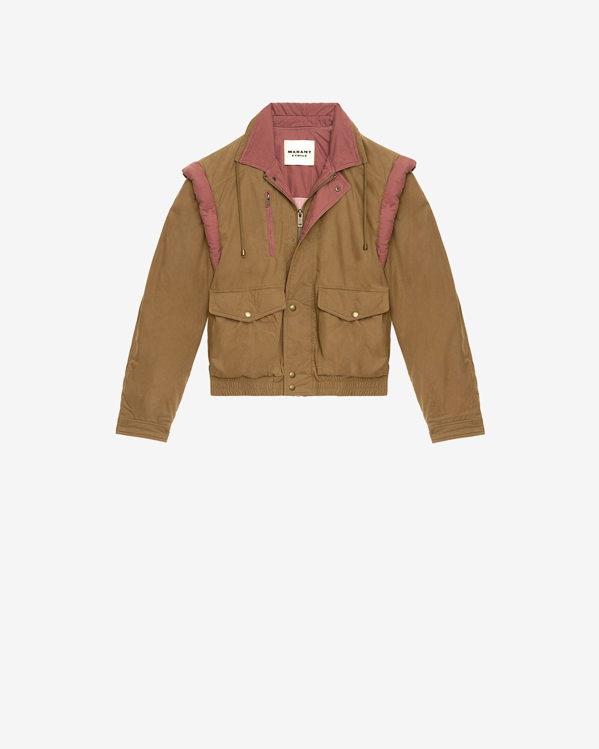 Blouson desha bicolore en coton  - Kaki - Woman - 5