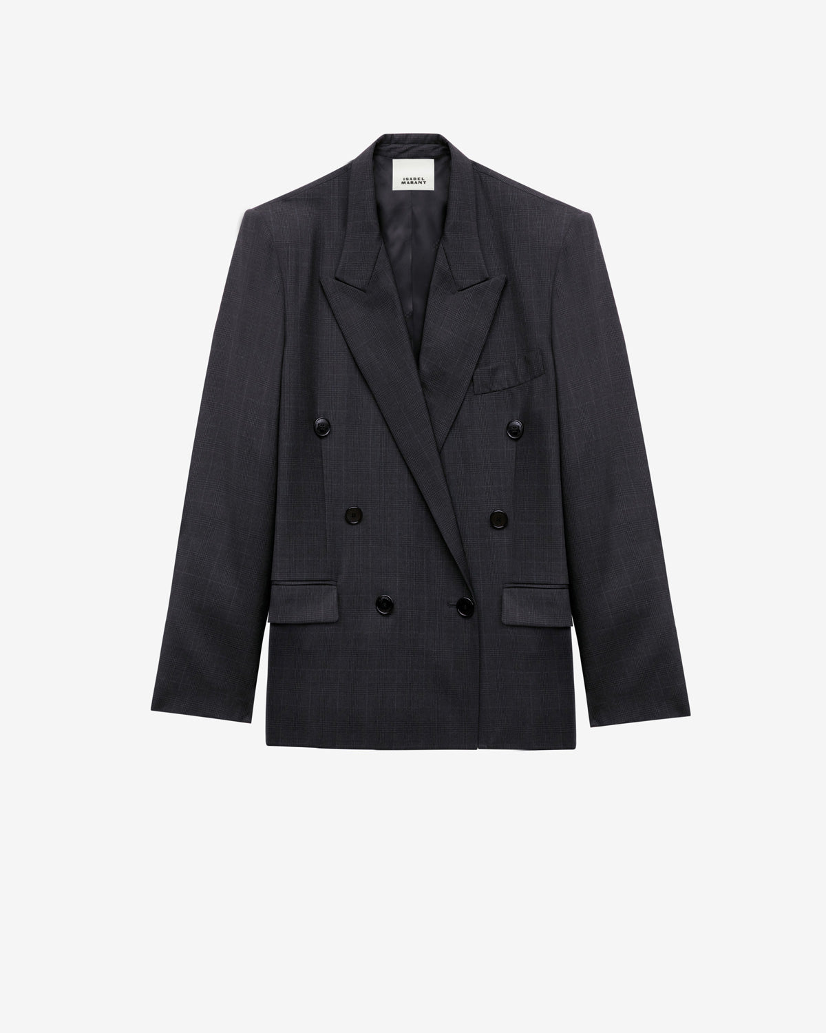 Jevima striped wool suit jacket - Anthracite - Woman - 5