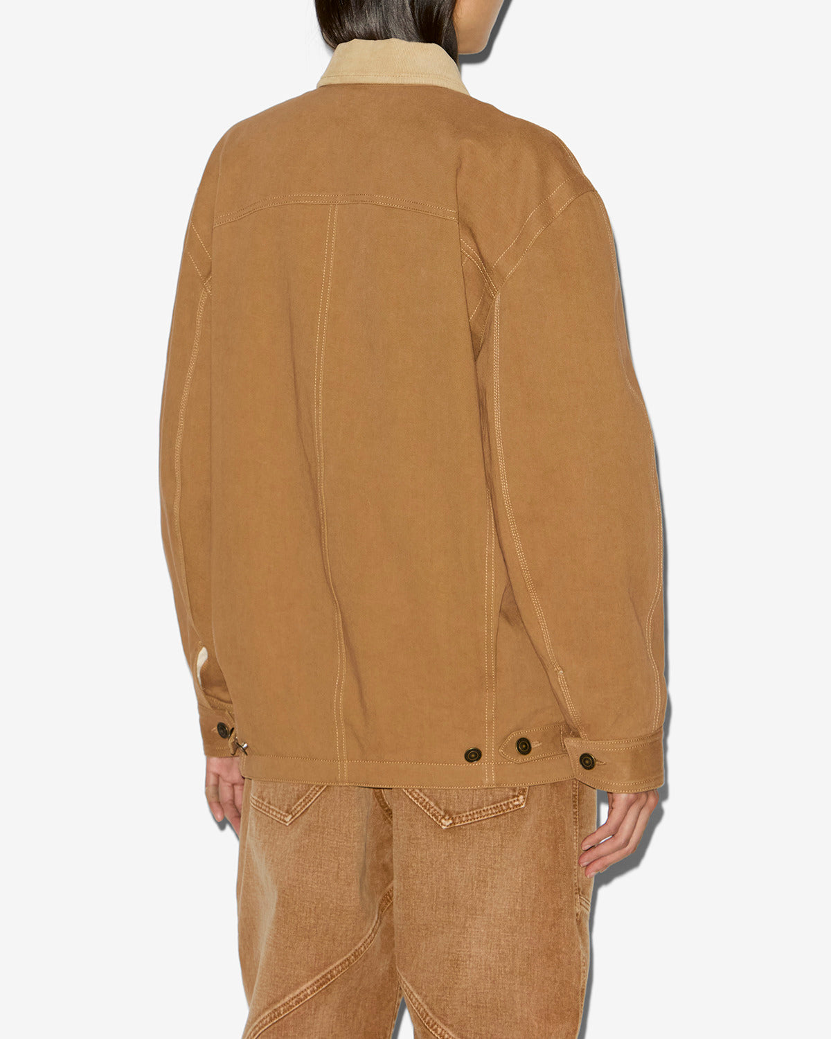 Ninon コットン製 ワークウェアジャケット - Cognac - Woman - 4