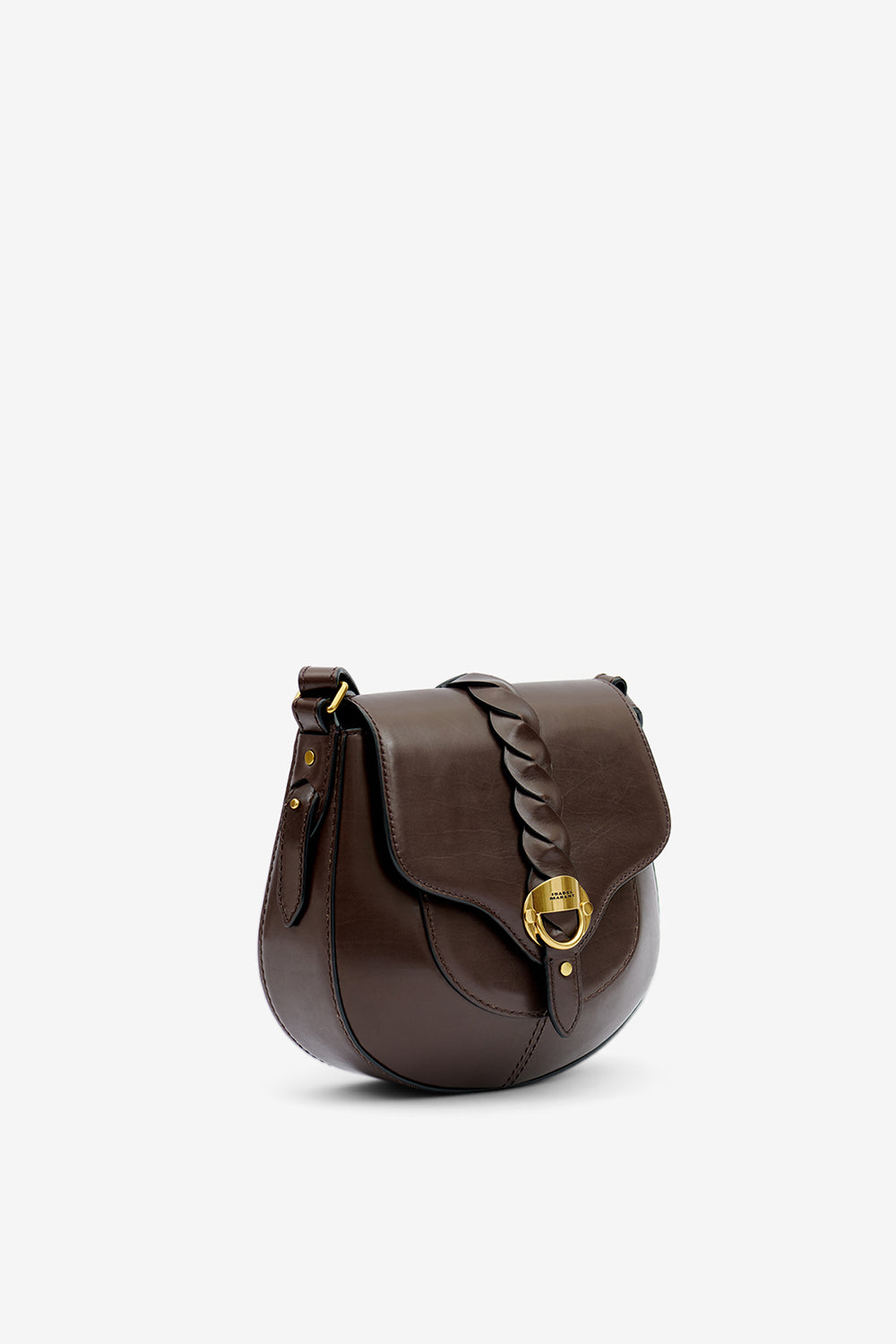 Sac à bandoulière altay small en cuir - Chocolat - Woman - 5