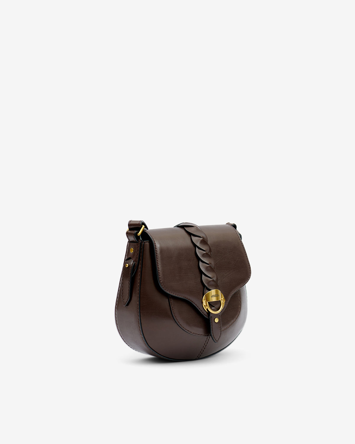 Borsa a tracolla altay small in pelle - Chocolate - Woman - 5