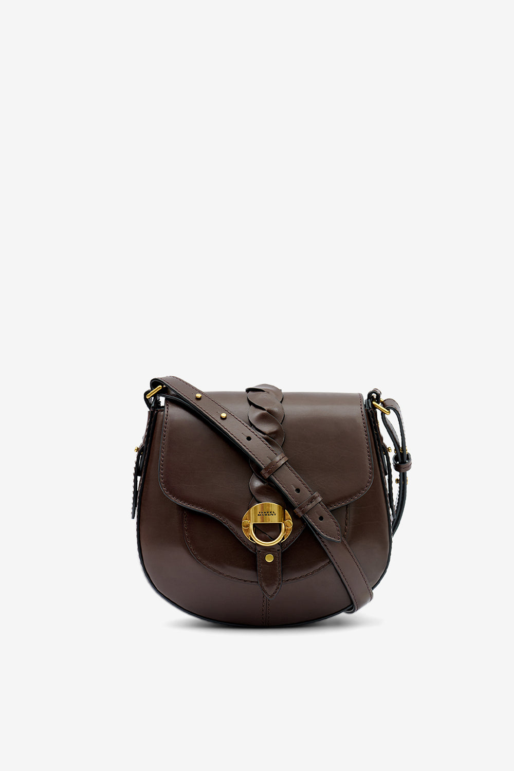 Sac à bandoulière altay small en cuir - Chocolat - Woman - 1