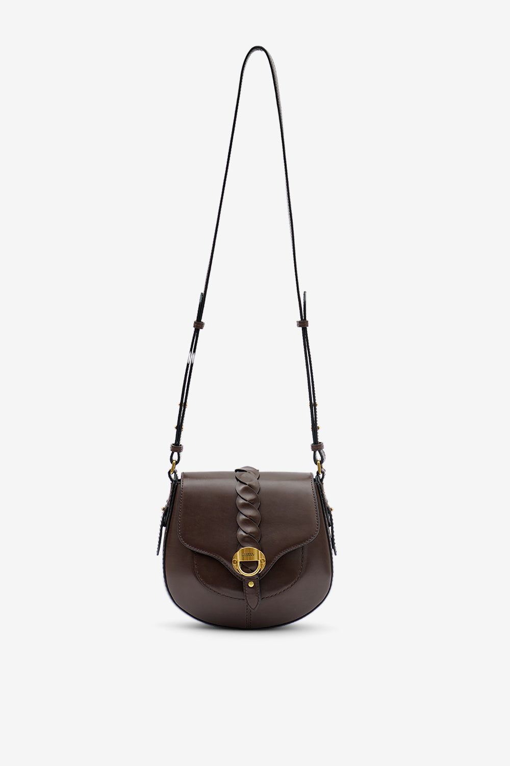 Sac à bandoulière altay small en cuir - Chocolat - Woman - 6