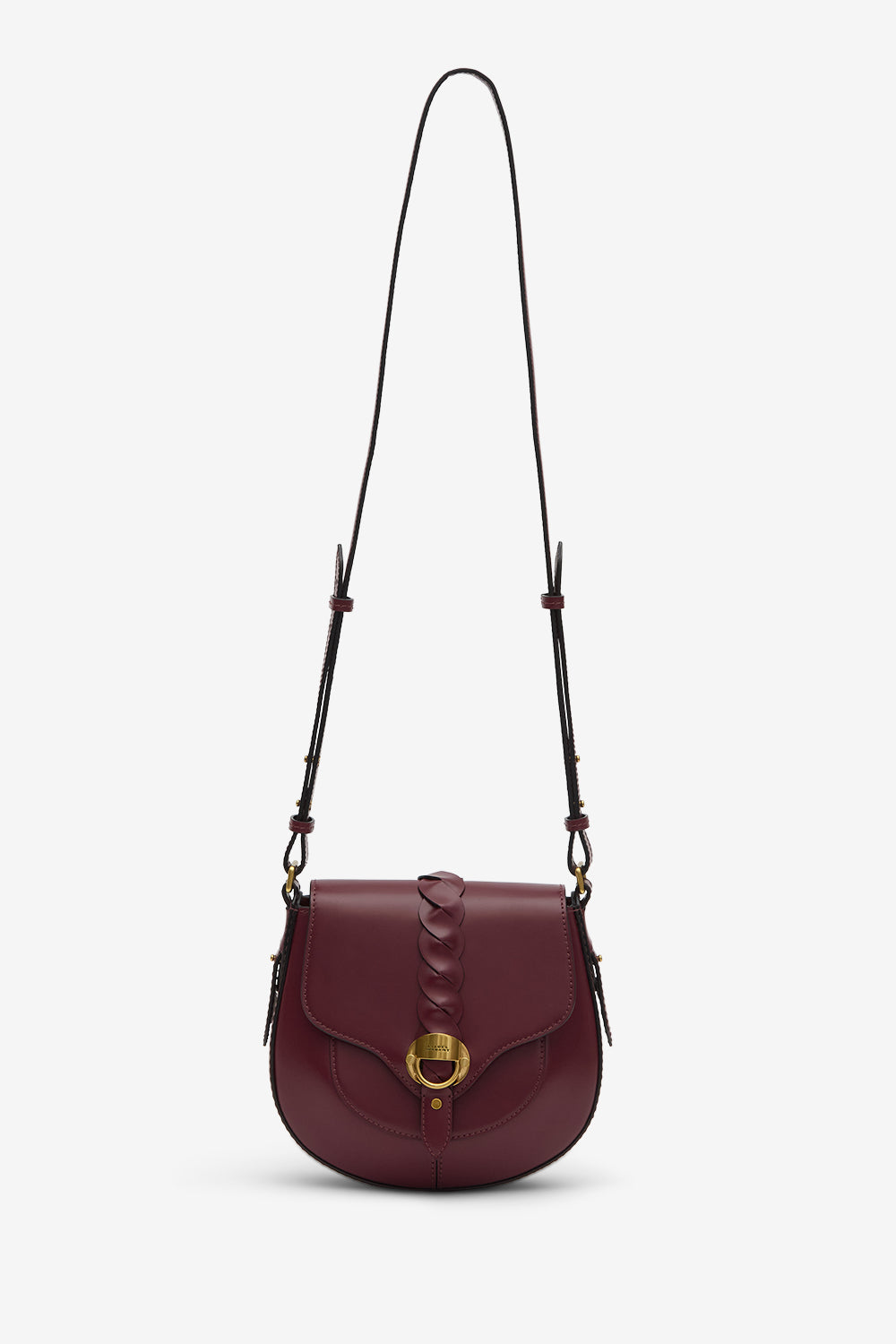 Sac à bandoulière altay small en cuir - Bordeaux - Woman - 6