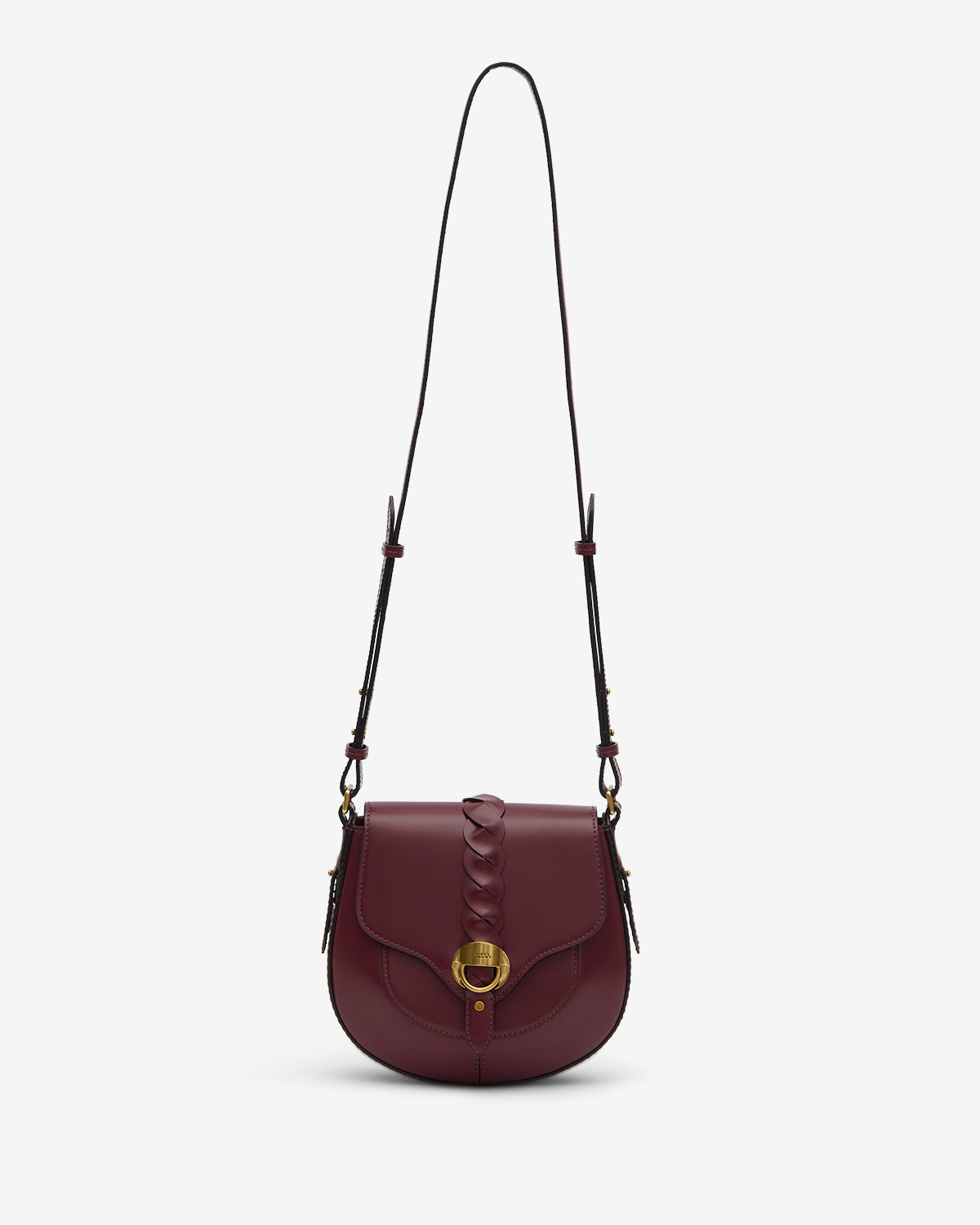 Sac à bandoulière altay small en cuir - Bordeaux - Woman - 6
