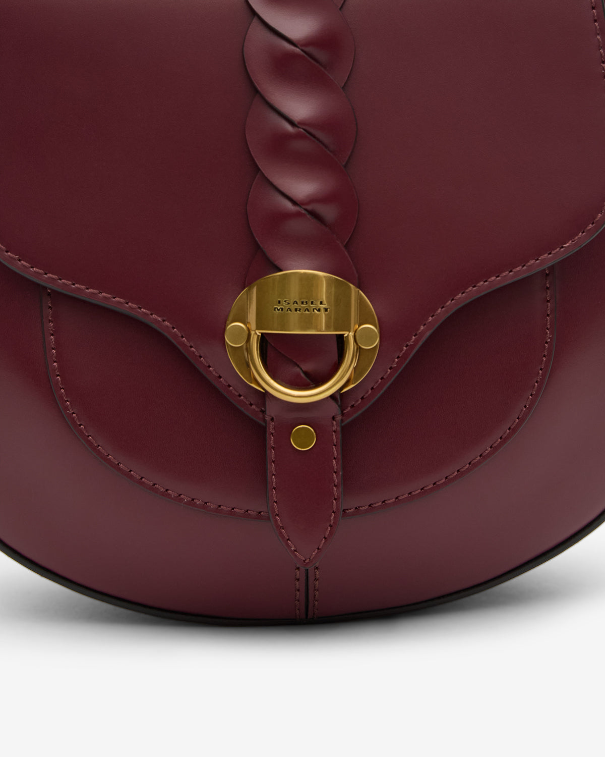 Sac à bandoulière altay small en cuir - Bordeaux - Woman - 3