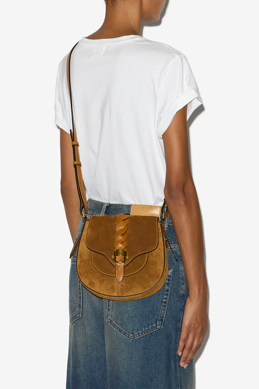 Sac à bandoulière altay small en cuir - Cognac - Woman - 2