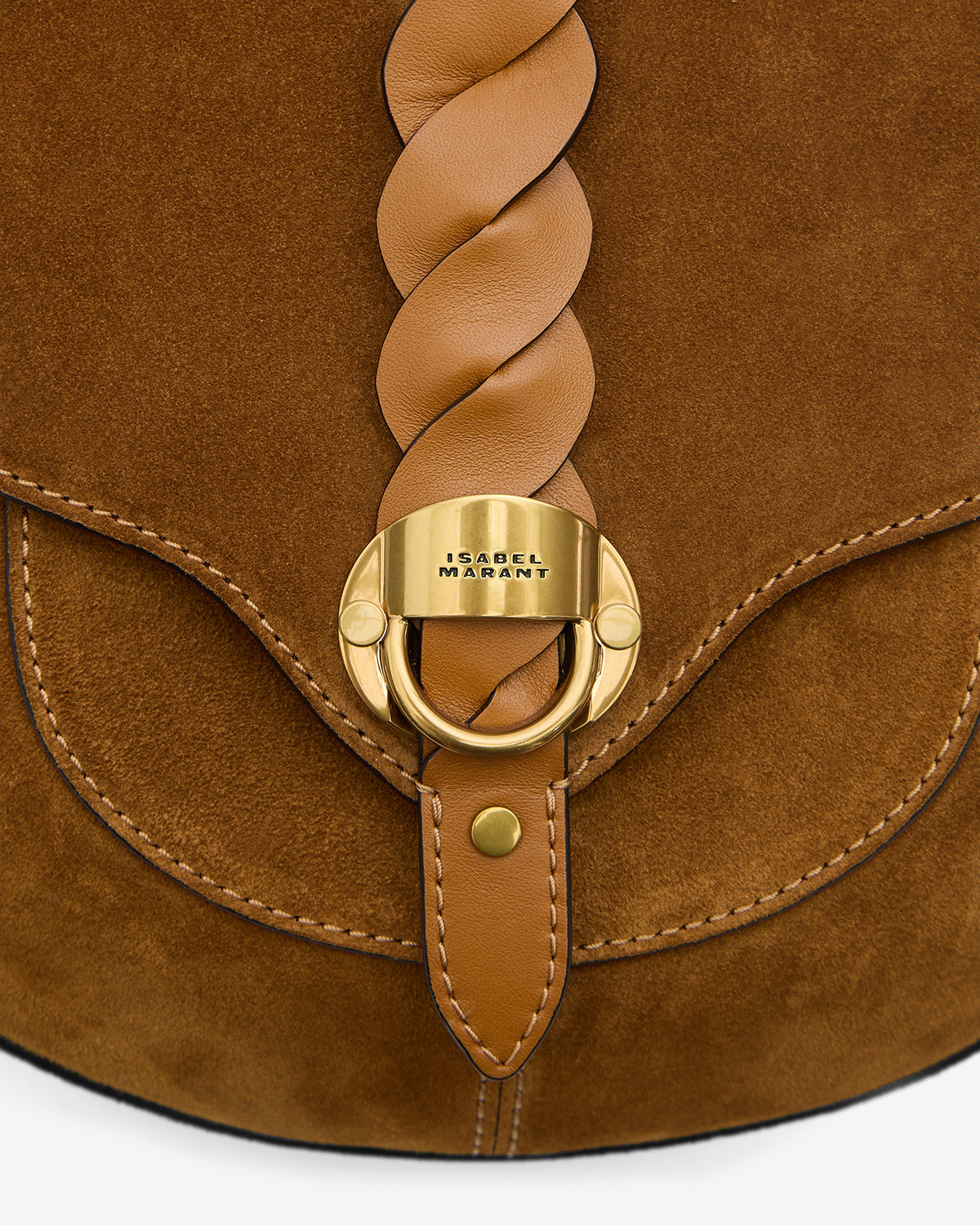 Bolso bandolera altay small de ante - Cognac - Woman - 3