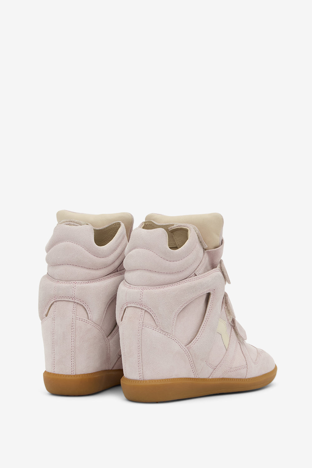 Sneakers bekett con zeppa in pelle - Pale pink - Woman - 2