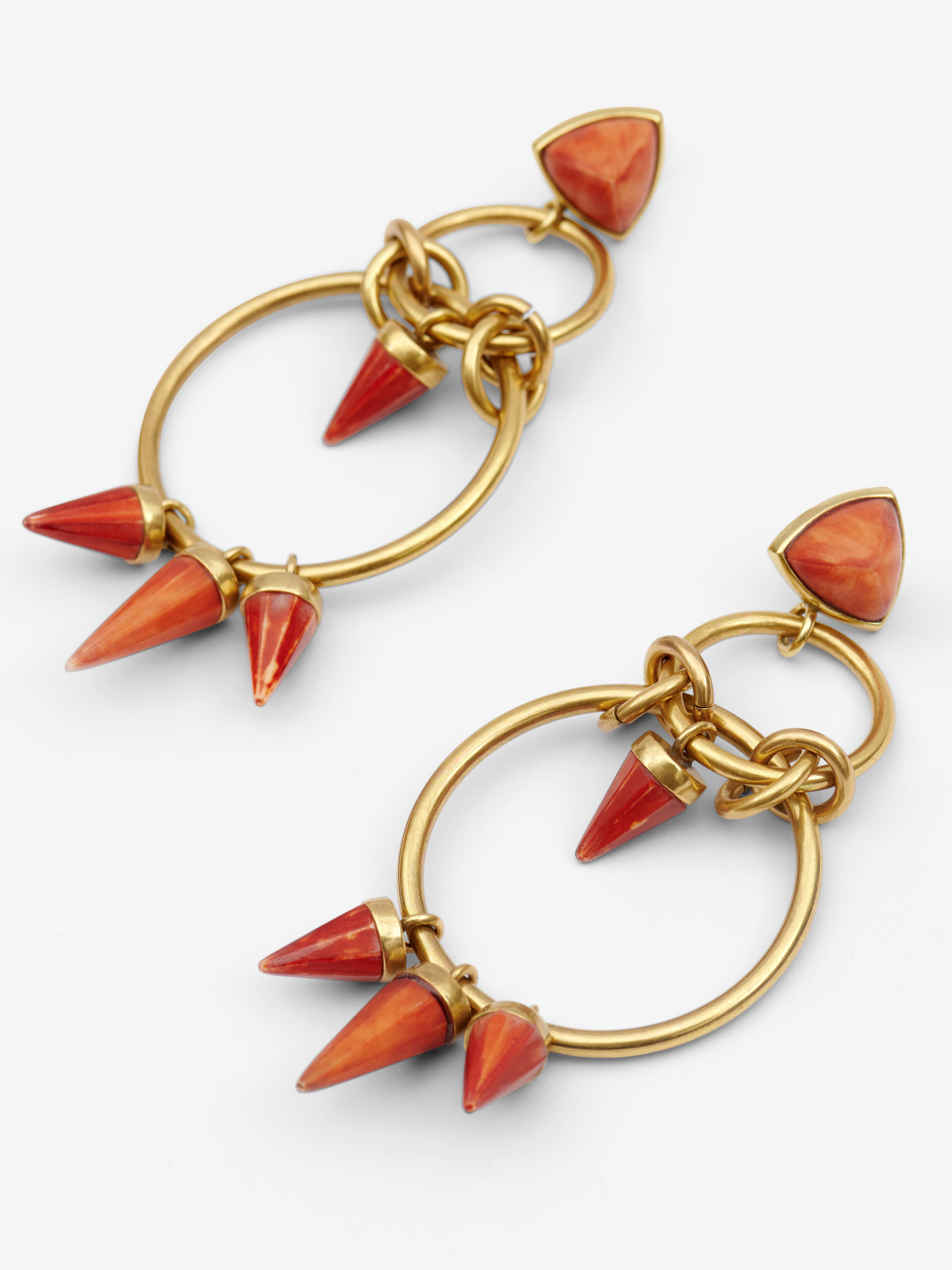 Be with you earrings Woman Henna-light brass 1