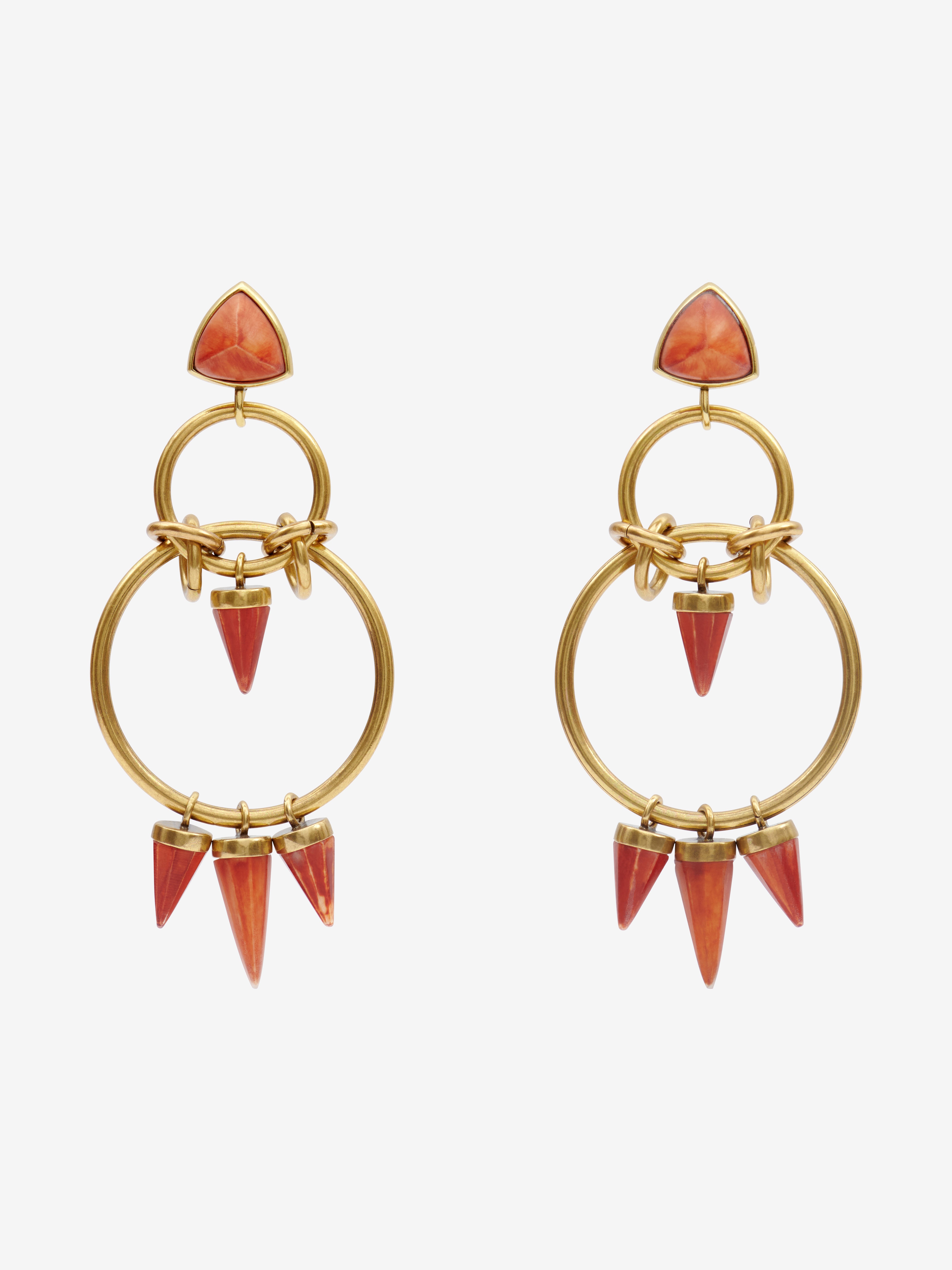 Be with you earrings Woman Henna-light brass 1