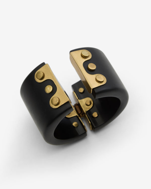 BRACCIALE HODA Donna black-light brass | ISABEL MARANT Sito ufficiale