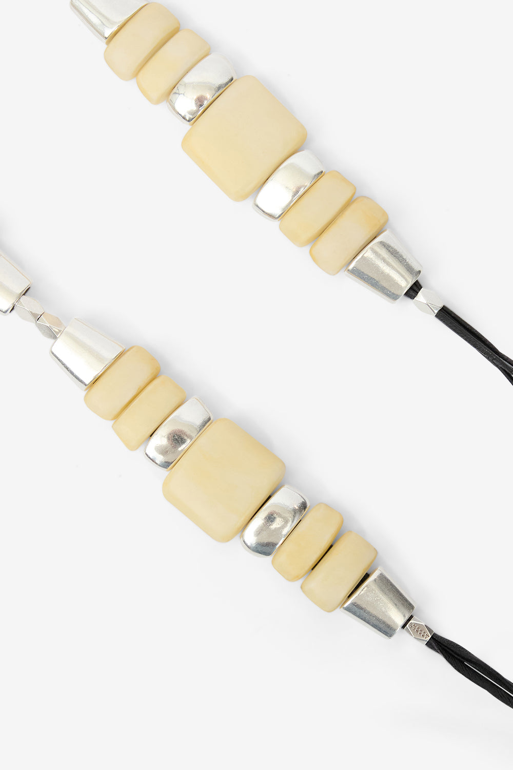 Cintura bijou rosly in perline - Ecru-silver - Woman - 3