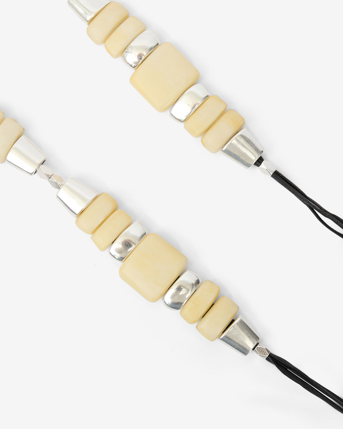 Cintura bijou rosly in perline - Ecru-silver - Woman - 3