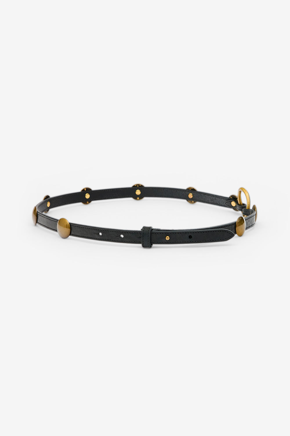 Ceinture karlo en cuir ornementé - Noir - Woman - 2