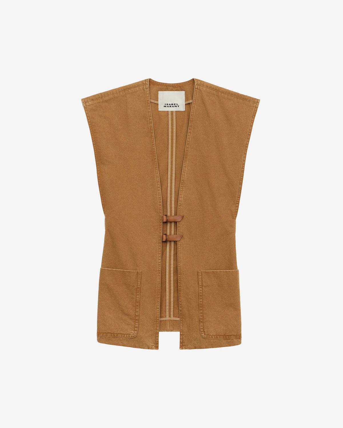 Gilet falila Woman Caramel 4