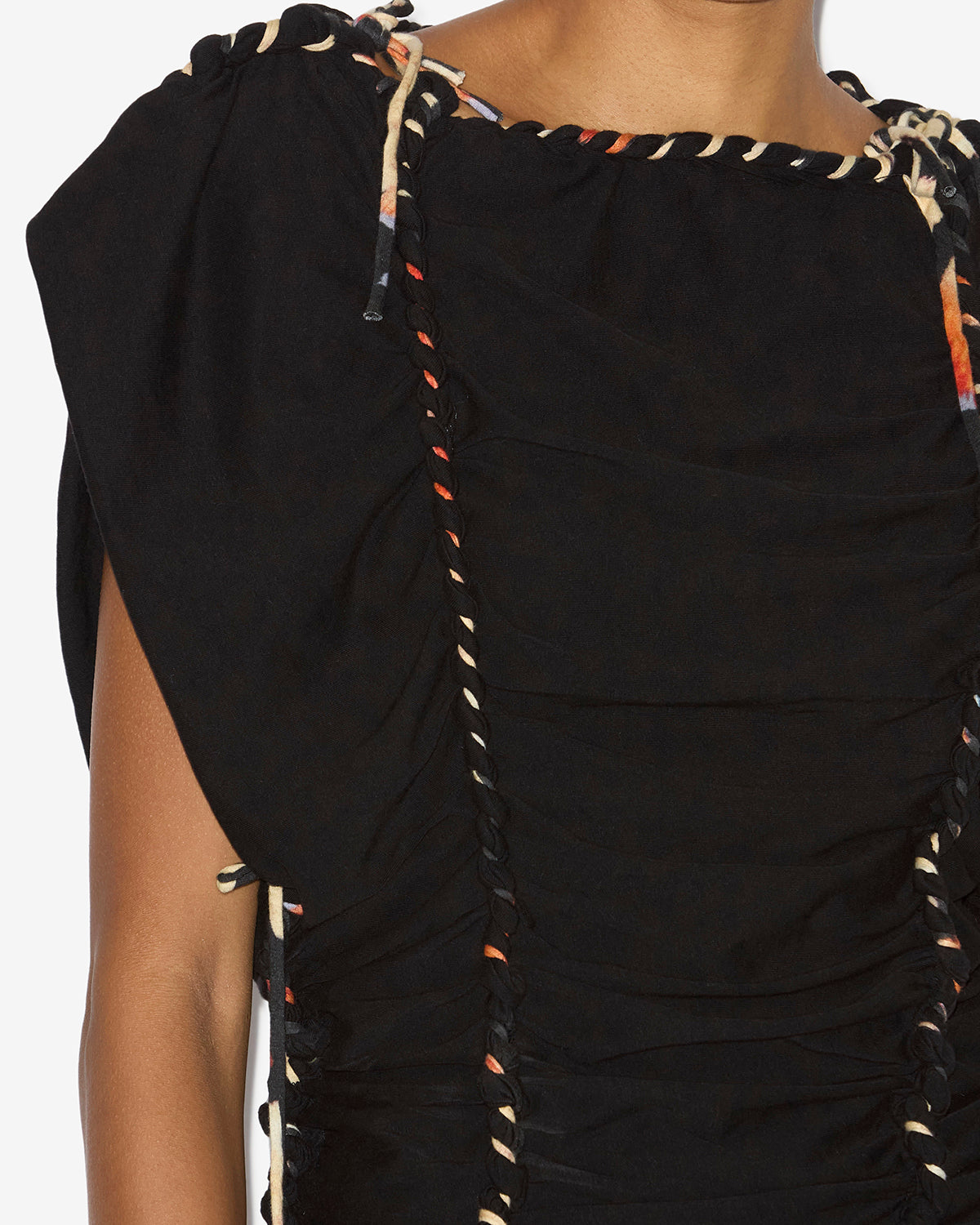 Zohra 브레이드 저지 탑 - 검은색 - Woman - 2