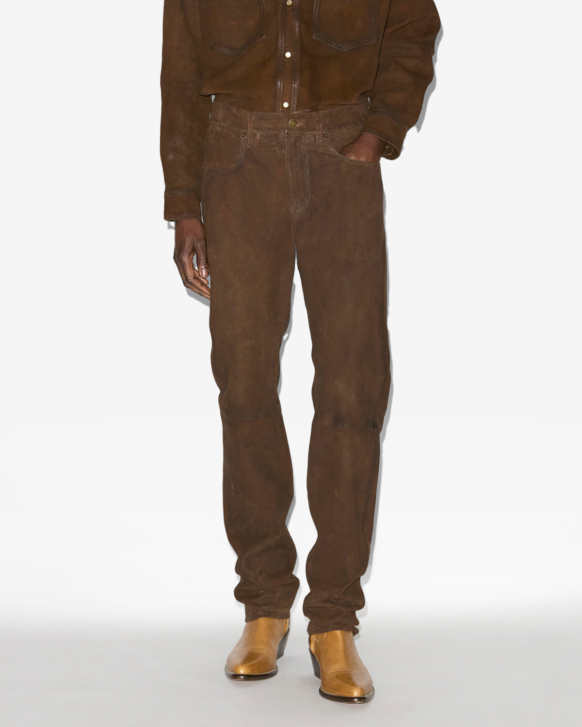 Pantalon lewys Man Marron 4