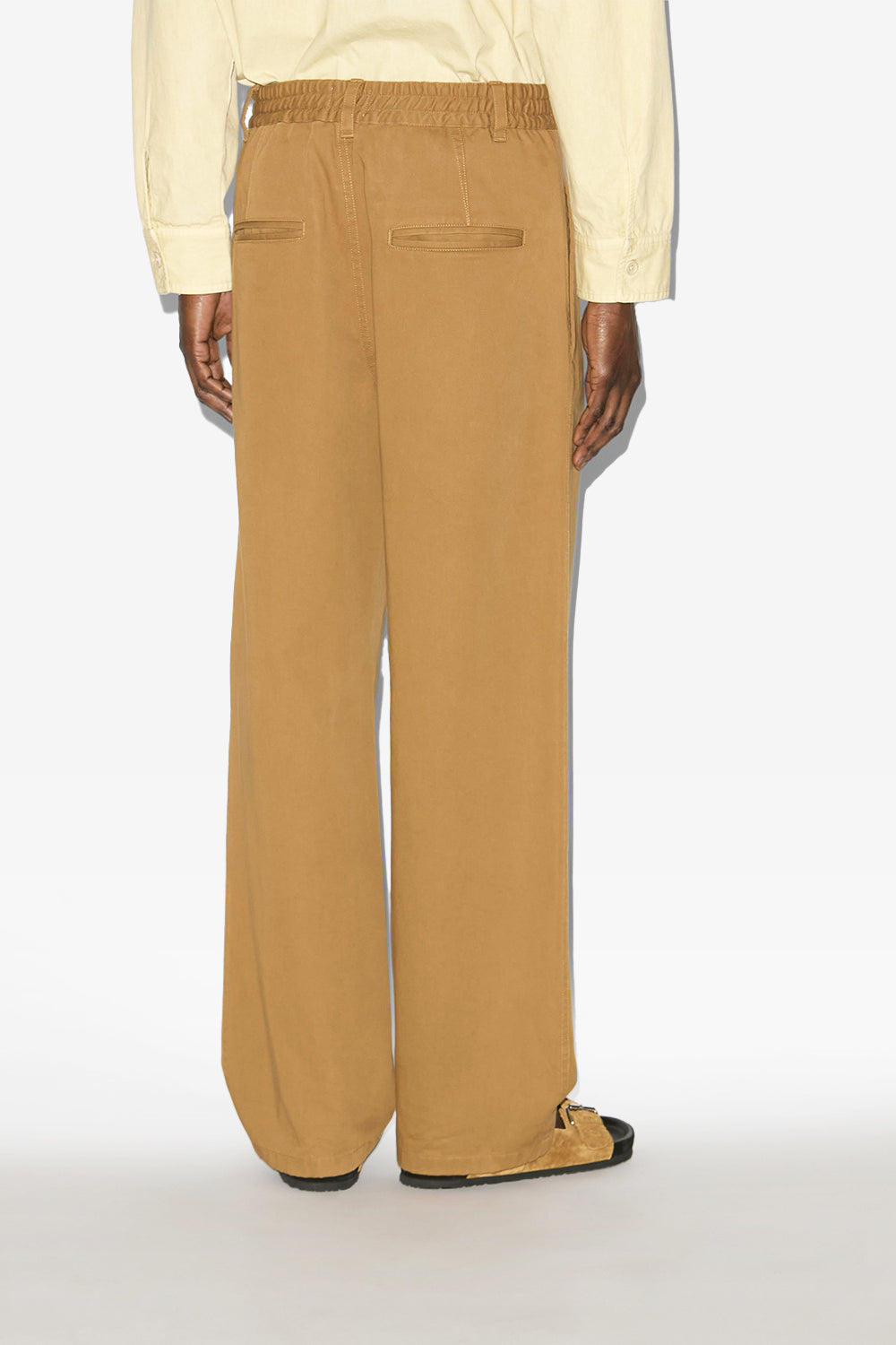 Pantalon kostin en sergé de coton - Toffee - Man - 5