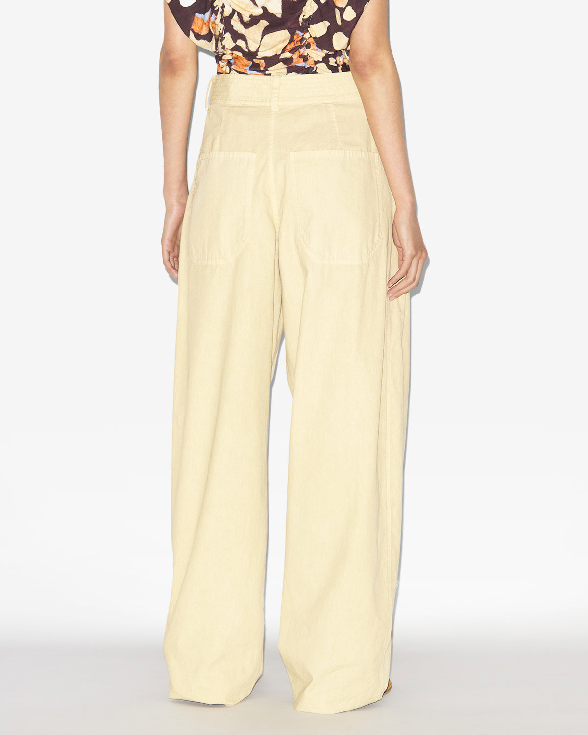 Pantalon inaya Woman Écru 4