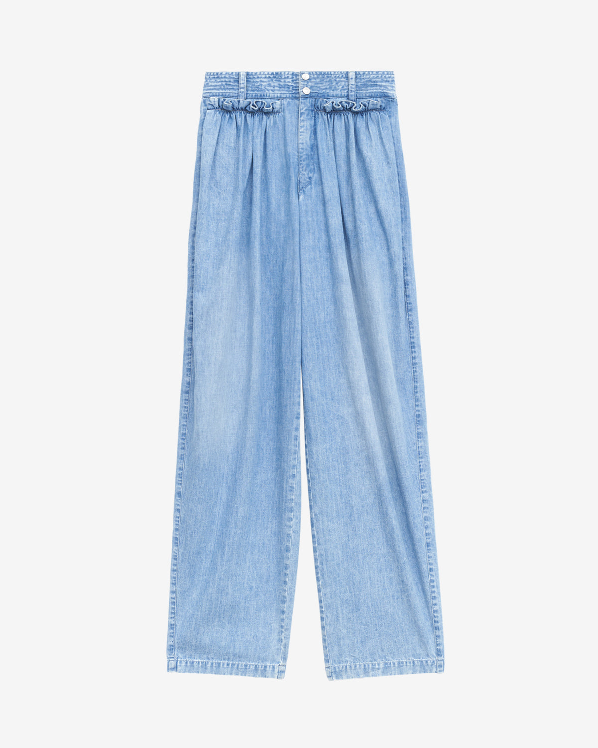 Pantalon inaya Woman Bleu clair 4