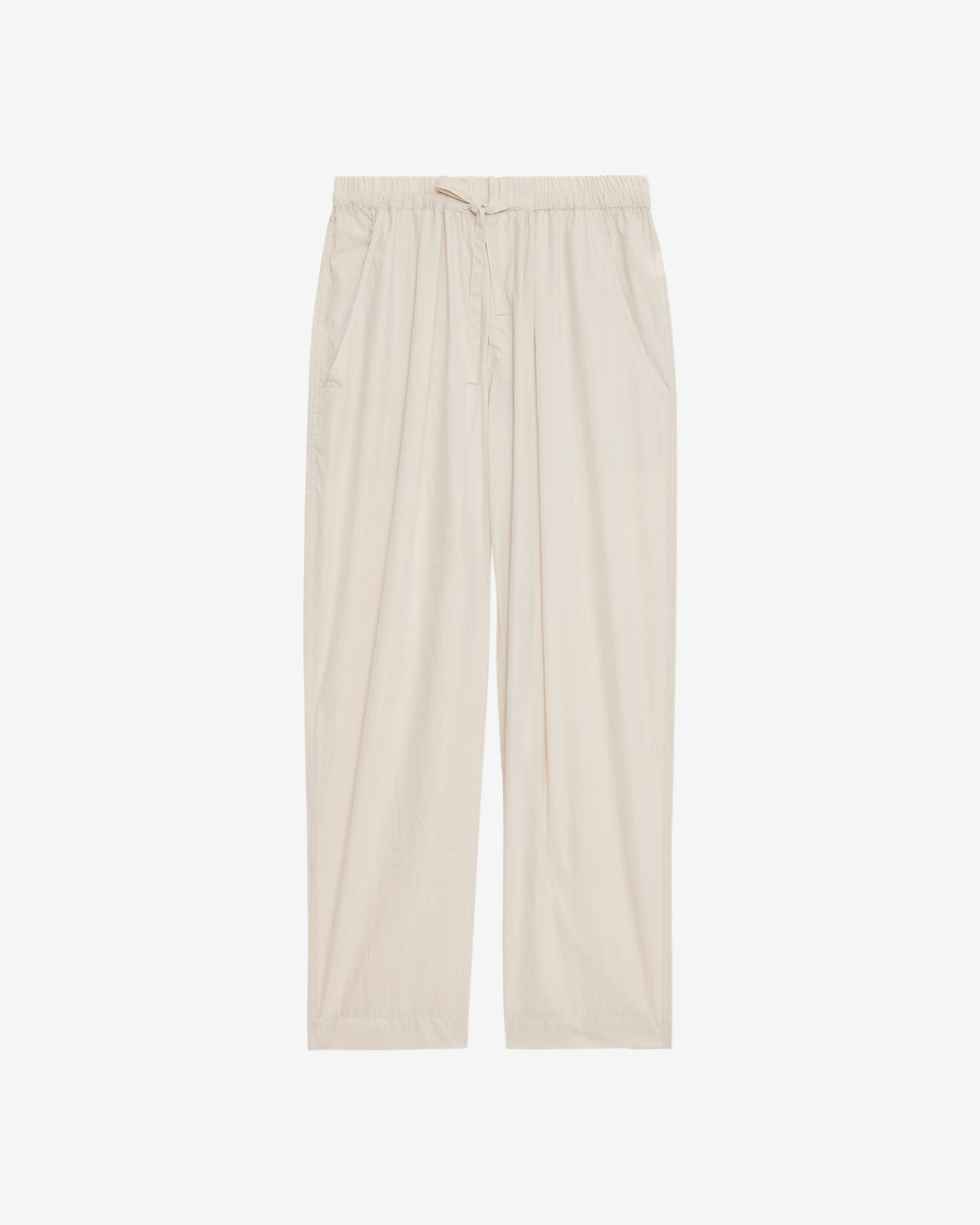 Pantalón hectorina de tejido técnico fruncido - Crudo - Woman - 5
