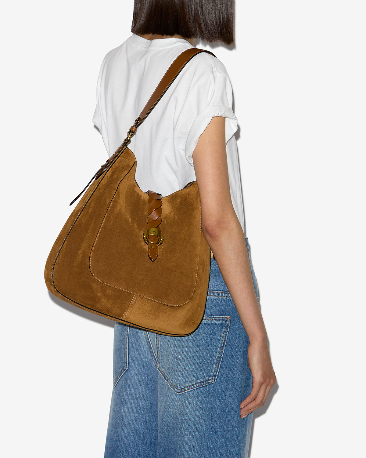 Bolso altay hobo Woman Cognac 4