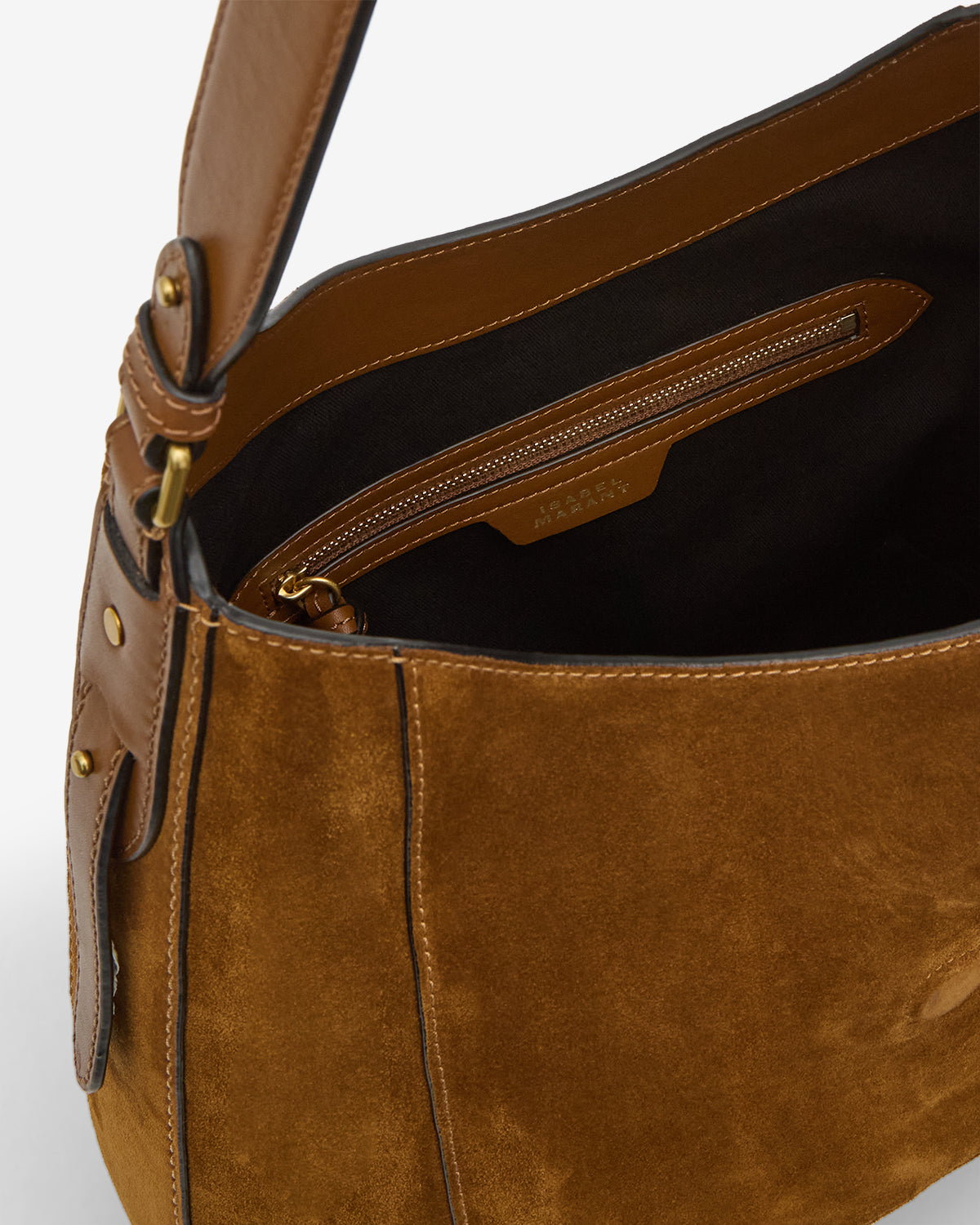 Sac altay hobo en cuir de veau velours - Cognac - Woman - 3