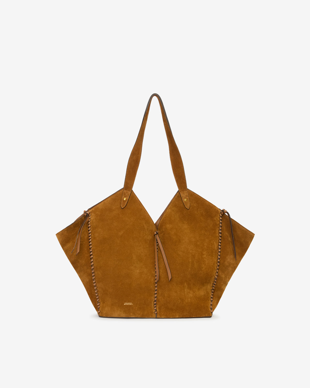 TAMPA TOTE SHOULDER BAG Woman cognac | ISABEL MARANT Official