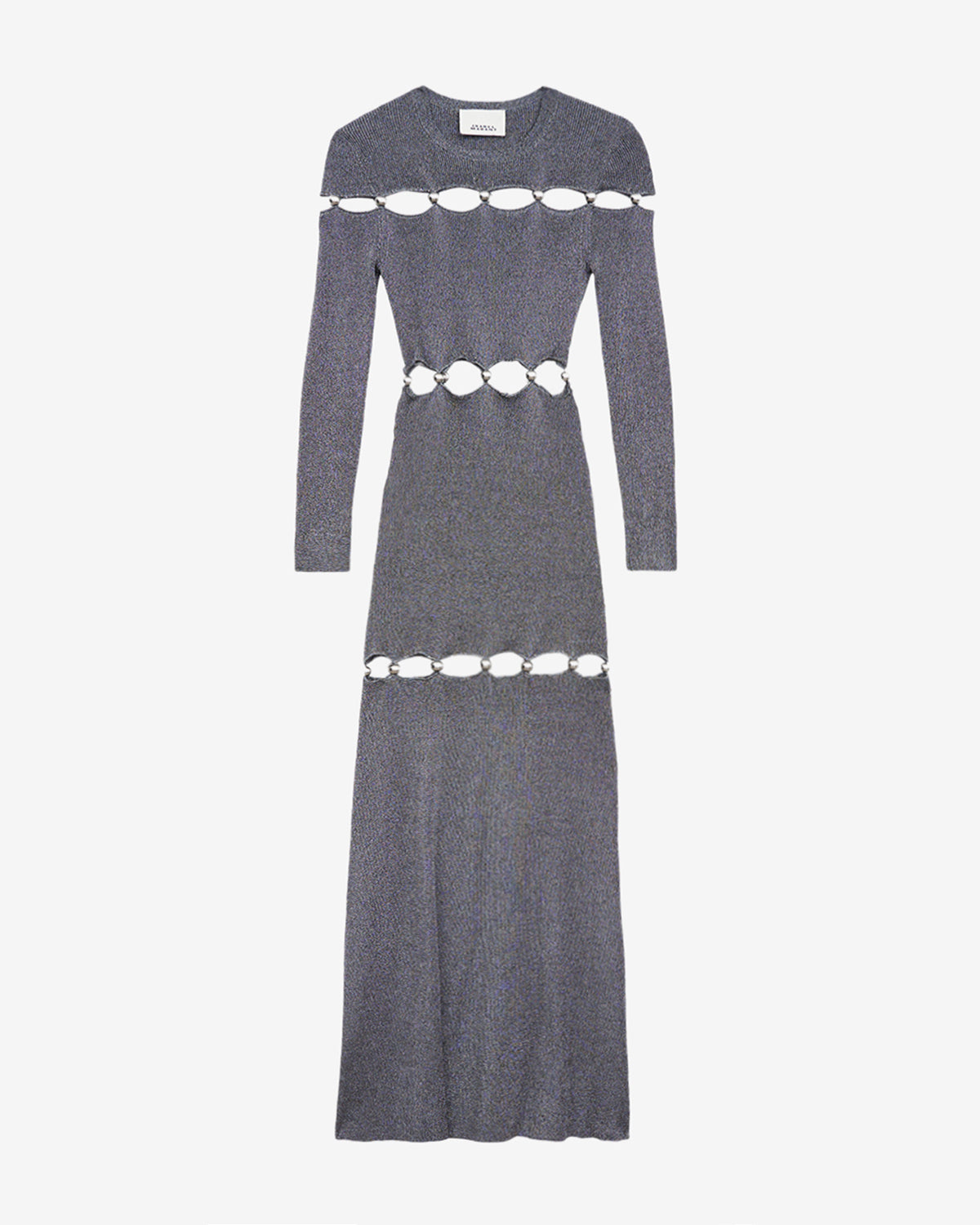 Robe elmire Woman Argenté et noir 4