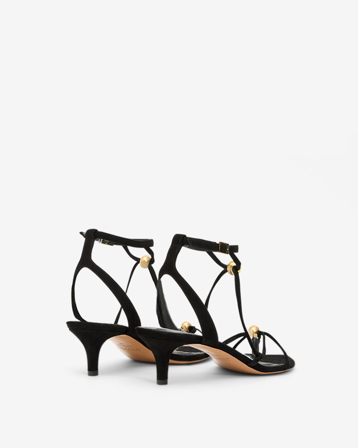 Olya sandals Woman Black and gold 3