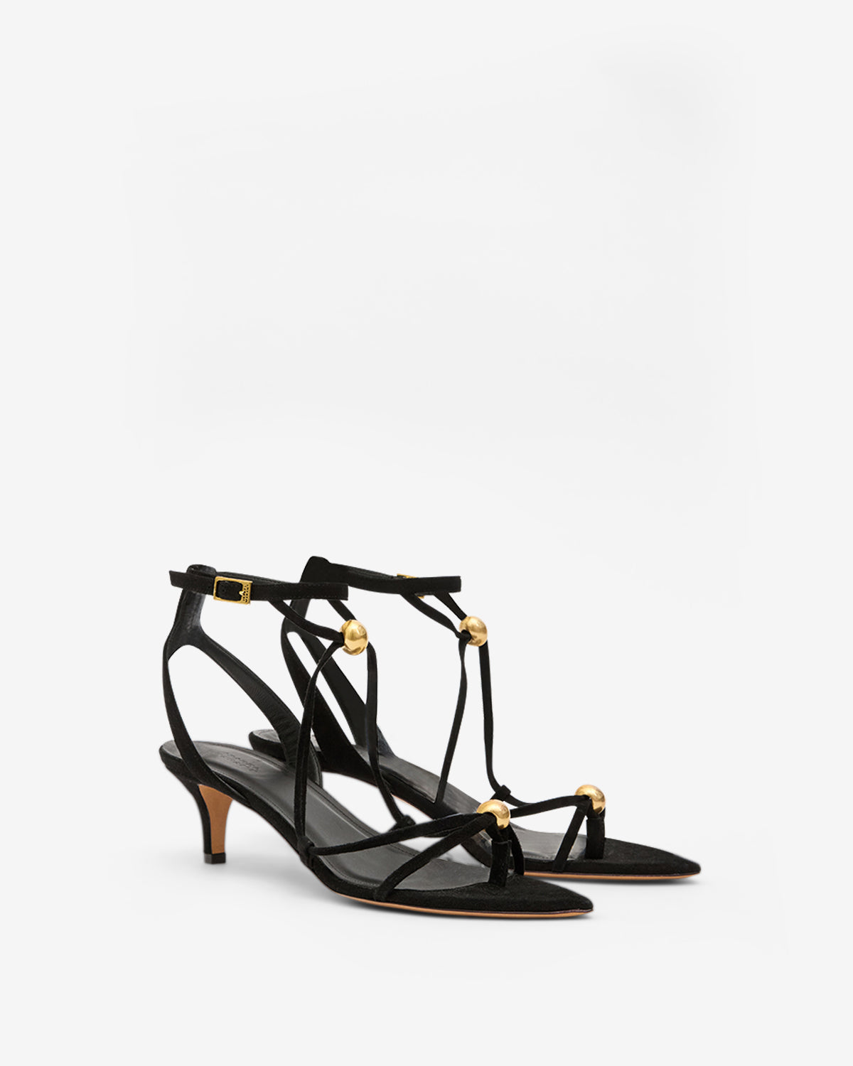 Olya sandals Woman Black and gold 5