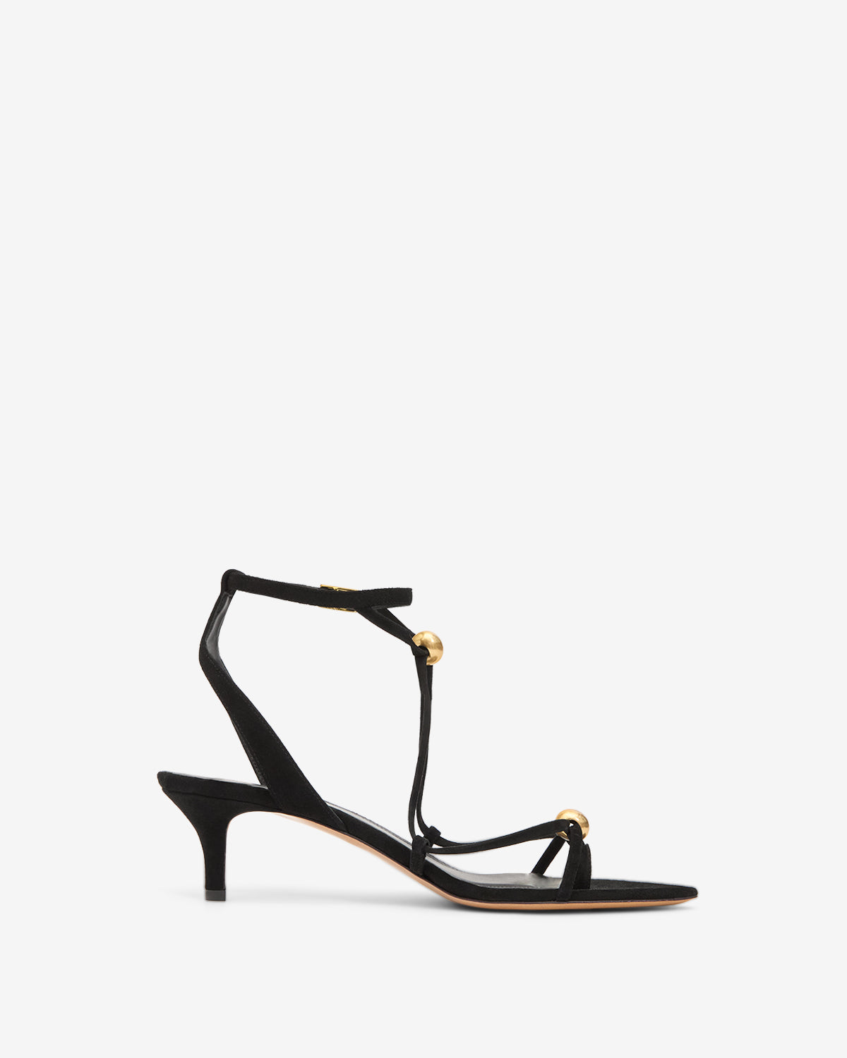 Olya sandals Woman Black and gold 1