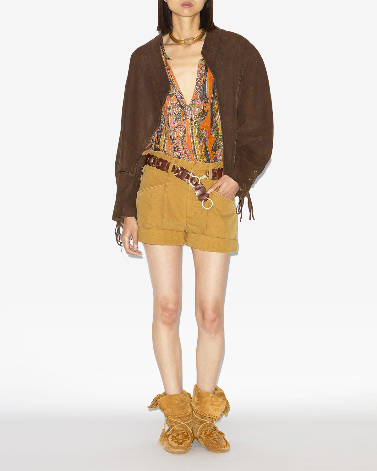 Fairy shorts Woman Caramel 4