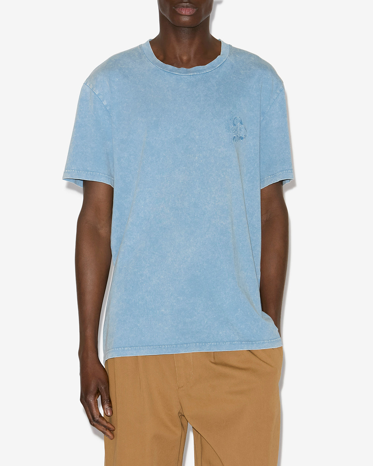 Honore t-shirt Man Ice blue 4