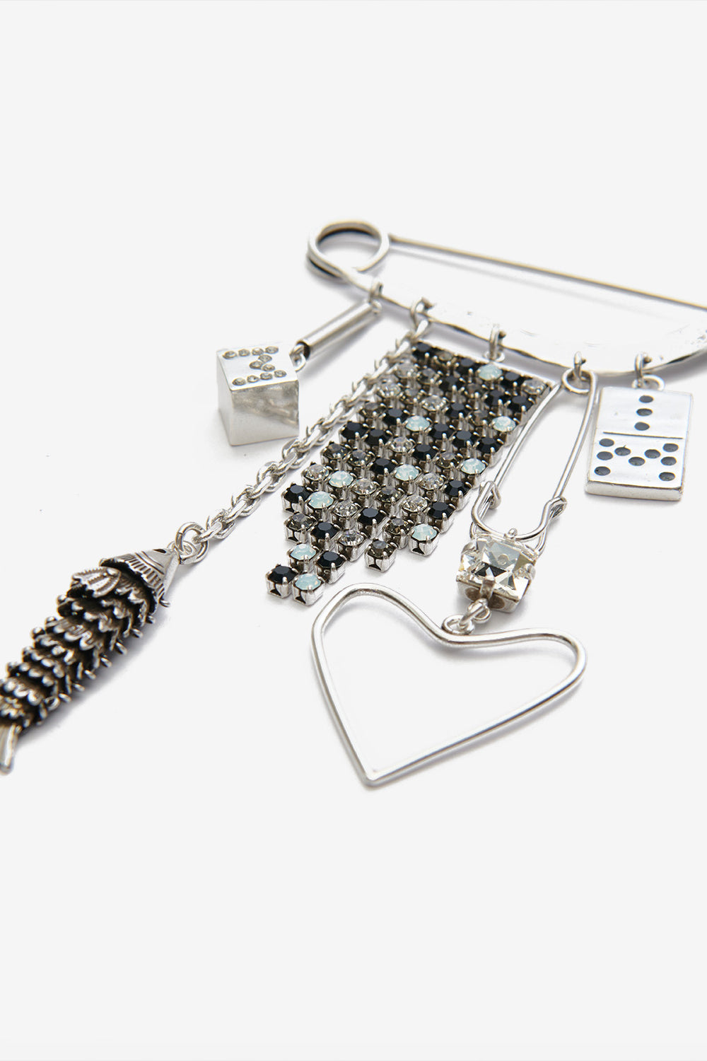 Broche avec pendants abby - Argent - Woman - 3