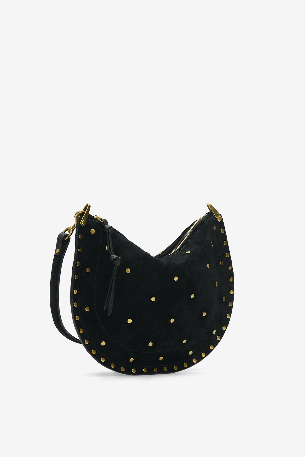 Sac oskan soft zip en cuir velours - Noir - Woman - 5