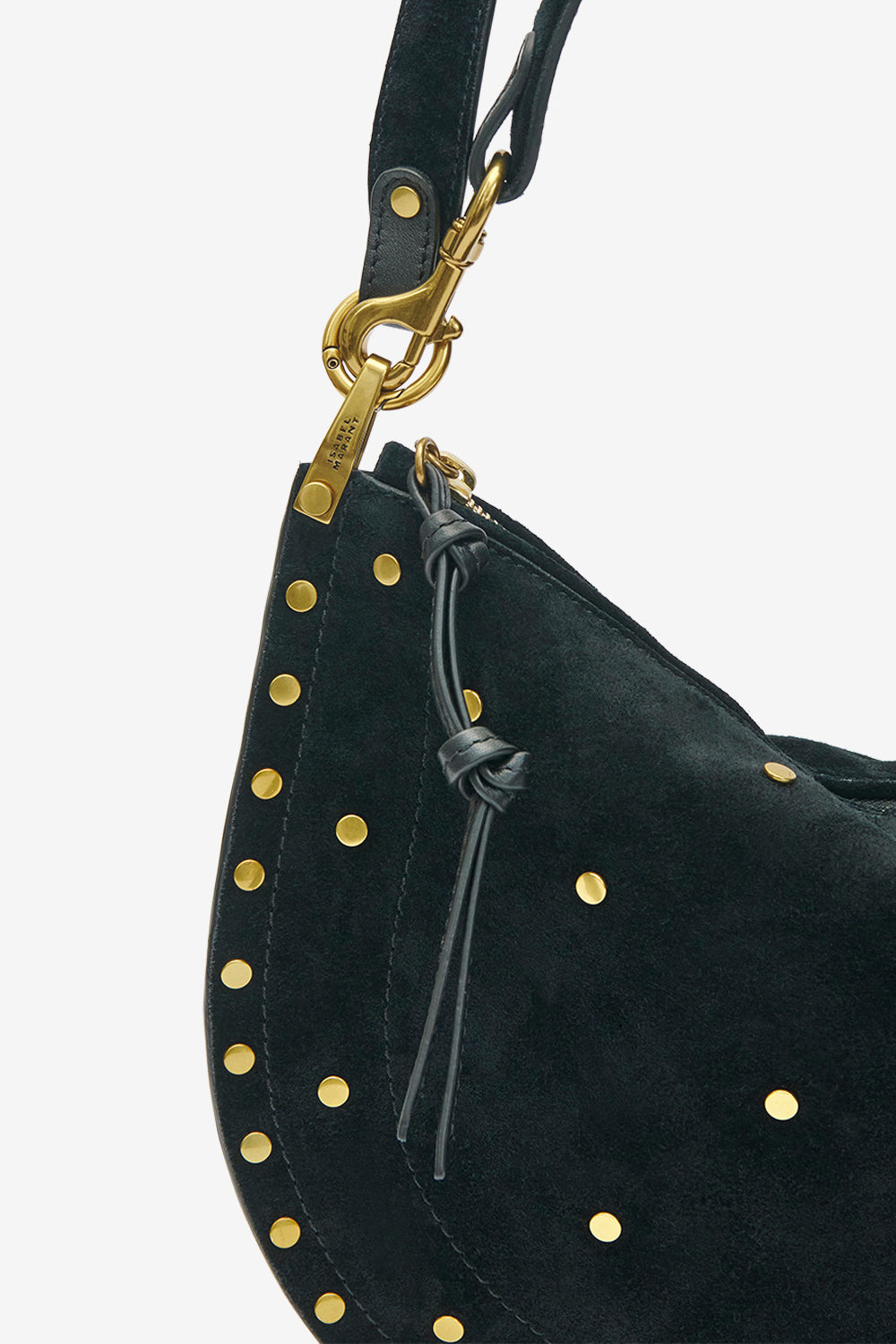 Sac oskan soft zip en cuir velours - Noir - Woman - 3
