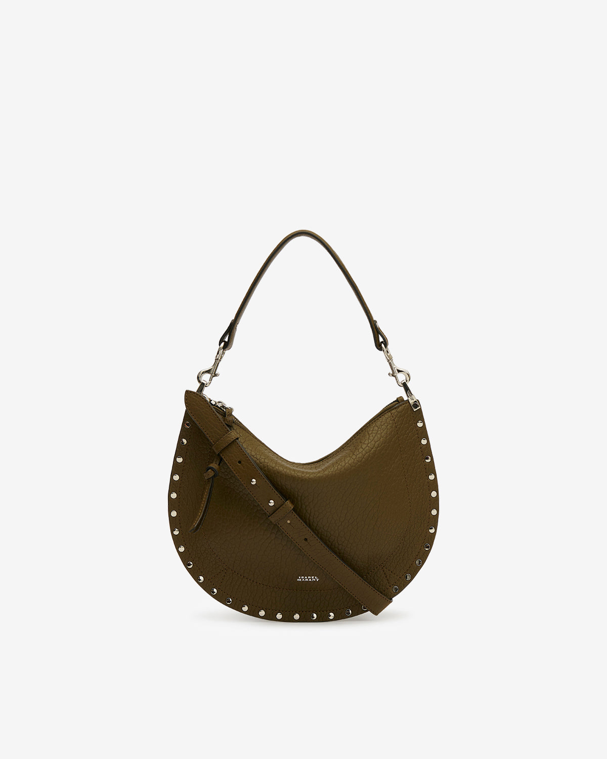OSKAN SOFT ZIP SHOULDER BAG Woman dark midnight | ISABEL MARANT